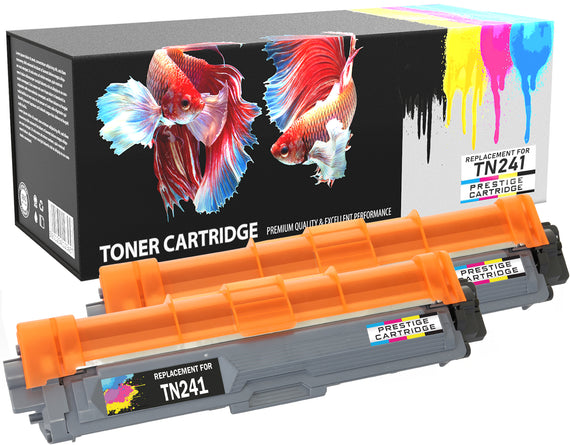 Prestige Cartridge™ Compatible TN-241-245 Laser Toner Cartridges for Brother DCP-9020CDW, HL-3140CW, HL-3150CDW, HL-3170CDW, MFC-9140CDN, MFC-9330CDW, MFC-9340CDW - Prestige Cartridge