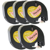 Prestige Cartridge™ Compatible Black on Pink Drop Plastic Tape (12mm x 4m) for Dymo LetraTag LT110T, LT100H, LT100T, QX50, XR, XM, 2000, Plus - Prestige Cartridge