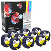 Prestige Cartridge™ Compatible LetraTag 91202 Black on Yellow Plastic Tapes (12mm x 4m) for LetraTag LT110T, LT100H, LT100T, QX50, XR - Prestige Cartridge