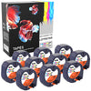 Prestige Cartridge™ Compatible LetraTag 91203 Black on Red Plastic Tapes (12mm x 4m) for LetraTag LT110T, LT100H, LT100T, QX50, XR - Prestige Cartridge