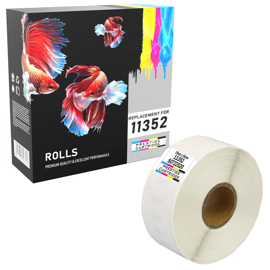30 Rolls Compatible Address Labels – 25mm X 54mm, 500 Per Roll, For Dymo LabelWriter & Seiko SLP Printers