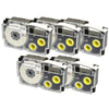 Prestige Cartridge™ Compatible Ribbon Casio XR-12WE XR-12WE1 Black on White Label Tapes (12mm x 8m) for Casio Label Printing Machines - Prestige Cartridge