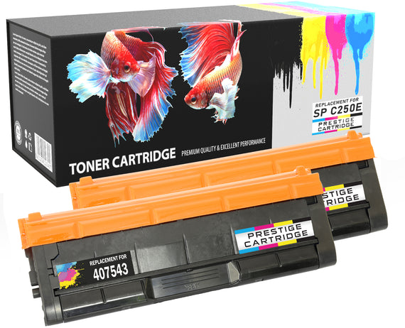 Prestige Cartridge™ Compatible Laser Toner Cartridges for Ricoh SP C250, SP C250DN, SP C250SF, SP C250SFw, SP C252, SP C252DN, SP C252SF, SP C252SFw - Prestige Cartridge