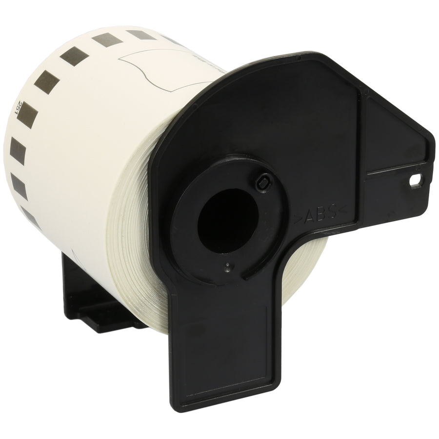 Prestige Cartridge™ Compatible DK22251 Continuous Red and Black On White Standard Address Labels for Brother P-Touch QL-800 QL-810W QL-820NWB Label Printers, (62mm x 15.24m) - Prestige Cartridge