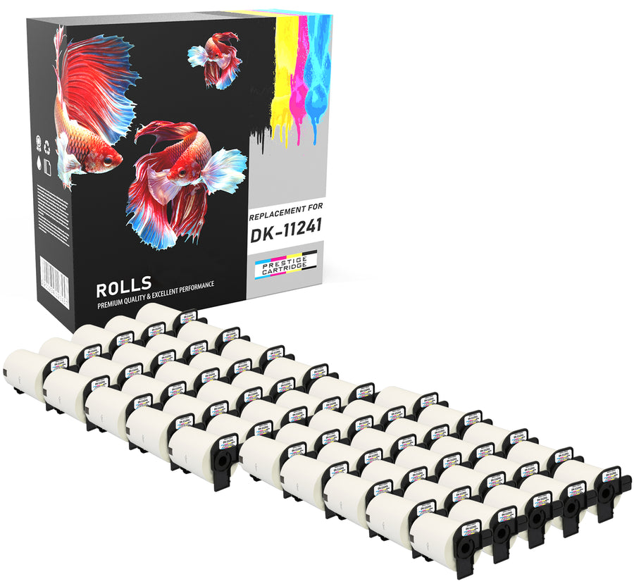 Prestige Cartridge™ Compatible DK11241 Address Labels (200 Labels per Roll) for Brother QL-1050, QL-1060N Label Printers, Thermal Paper Roll (102mm x 152mm) - Prestige Cartridge