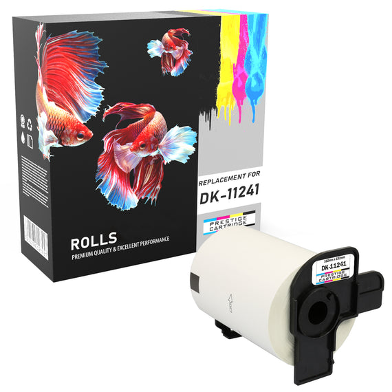 Prestige Cartridge™ Compatible DK11241 Address Labels (200 Labels per Roll) for Brother QL-1050, QL-1060N Label Printers, Thermal Paper Roll (102mm x 152mm) - Prestige Cartridge