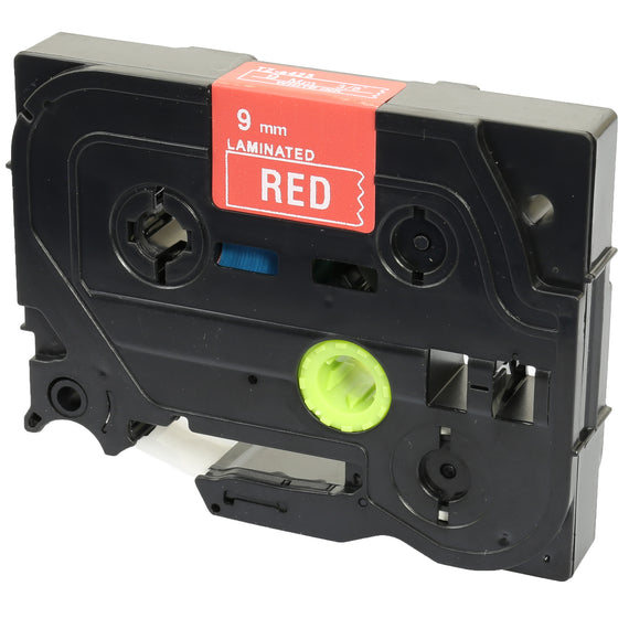 Prestige Cartridge™ Compatible TZ-425/TZe-425 White on Red Label Tapes (9mm x 8m) for Brother P-Touch Label Printing Machines - Prestige Cartridge