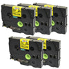 Prestige Cartridge™ Compatible TZ-FX631 TZe-FX631 Black on Yellow Flexible Label Tapes (12mm x 8m) for Brother P-Touch Label Printing Machines - Prestige Cartridge