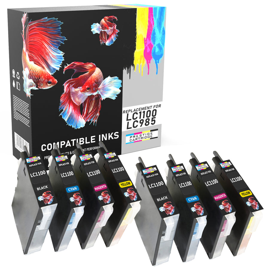 6 Cartucce Compatibili Per Brother DCP 197C 365CN 375CW – Sostitutive Lc1100