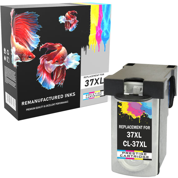 Prestige Cartridge™ Remanufactured Canon PG-37 & CL-38 Ink Cartridges for Canon  Pixma iP1800, iP1900, iP2500, iP2600, MP140, MP190, MP210, MP220, MP470, MX300, MX310 - Prestige Cartridge