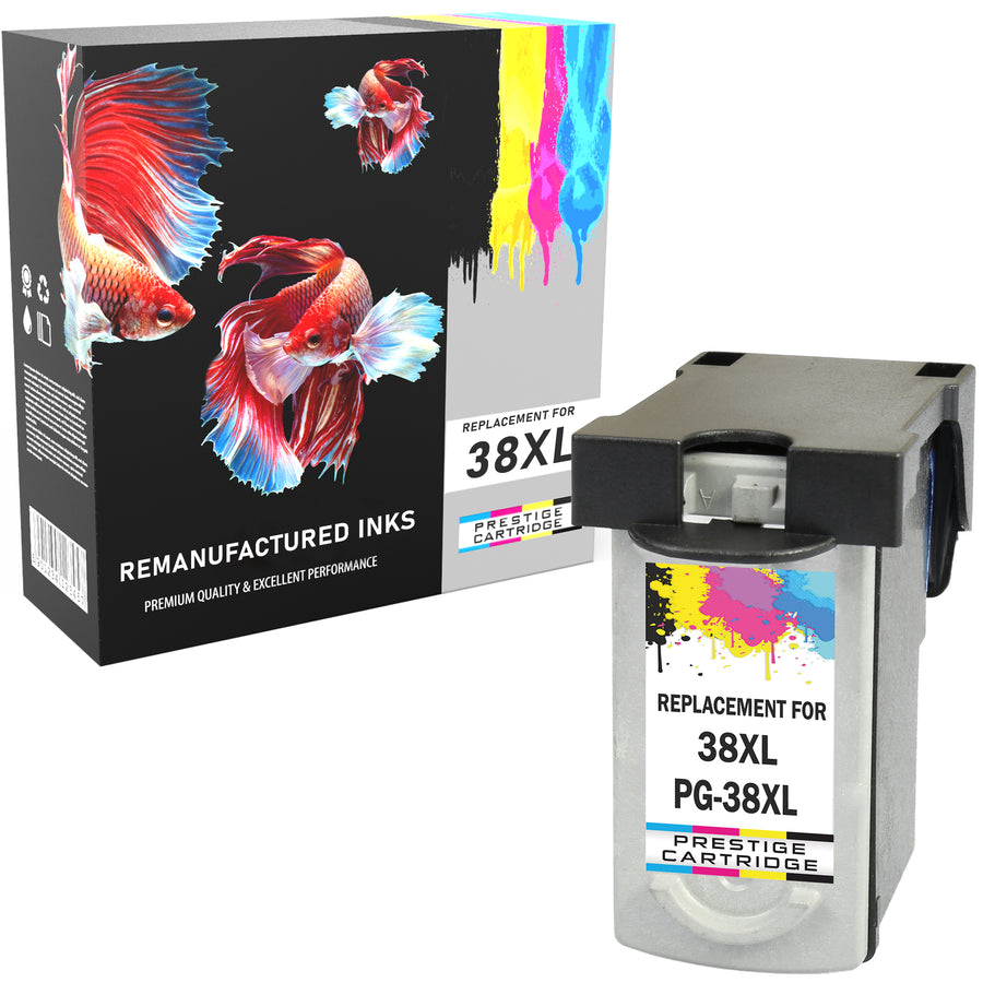 Prestige Cartridge™ Remanufactured Canon PG-37 & CL-38 Ink Cartridges for Canon  Pixma iP1800, iP1900, iP2500, iP2600, MP140, MP190, MP210, MP220, MP470, MX300, MX310 - Prestige Cartridge