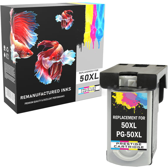 Prestige Cartridge™ Remanufactured Canon PG-50 & CL-51 Ink Cartridges for Canon  Pixma iP2200, iP2400, MP150, MP160, MP170, MP180, MP450, MP460, MX300, MX310 & MultiPass 450, MP150, MP160, MP170 - Prestige Cartridge