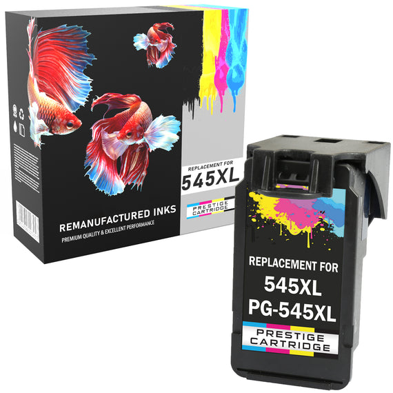 Prestige Cartridge™ Remanufactured PG-545XL & CL-546XL Ink Cartridges for Canon Pixma iP2840 iP2850 MG2450 MG2455 MG2550 MG2550S MG2555 MG2555S MG2920 MG2950 MG3050 MG3051 MG3052 MG3053 MX490 MX495 TS3151 - Prestige Cartridge