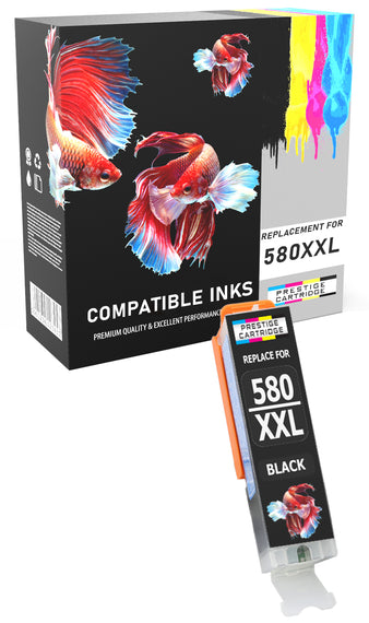 Prestige Cartridge™ Compatible PGI-580XXL CLI-581XXL Extra High Capacity Ink Cartridges for Canon Pixma TR7550, TR8550, TS6150, TS6151, TS8150, TS8151, TS8152, TS9150, TS9155 - Prestige Cartridge