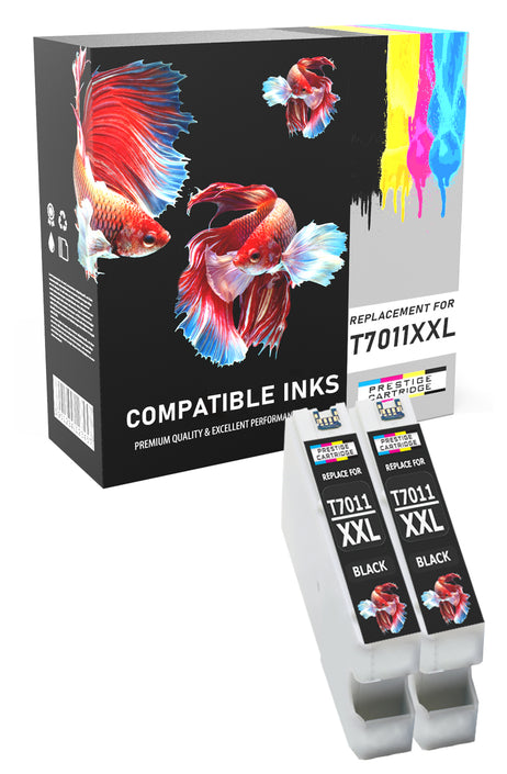 Prestige Cartridge™ Compatible T7011-4 Ink Cartridges for Epson  WorkForce Pro WP-4015, WP-4025, WP-4025DW, WP-4095, WP-4500, WP-4515, WP-4525, WP-4525DNF, WP-4535, WP-4535DWF, WP-4545, WP-4545DTWF, WP-4595 - Prestige Cartridge