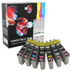 Prestige Cartridge™ Compatible T0791-6 Ink Cartridges for Epson Stylus Photo 1400, 1410, 1500W - Prestige Cartridge