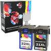 Prestige Cartridge™ Remanufactured HP 21XL & 22XL Ink Cartridges for HP  Deskjet 3910, 3915, 3918, 3920, 3930, 3930v, 3938, 3940, 3940v, D1330, D1360, D2330, D2360, D2460, F340, F350, F370, F380, F390, F394, F2100, F2180, F2185, F2187, F4100, F4172 - Prestige Cartridge