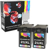 Prestige Cartridge™ Remanufactured HP 21XL & 22XL Ink Cartridges for HP  Deskjet 3910, 3915, 3918, 3920, 3930, 3930v, 3938, 3940, 3940v, D1330, D1360, D2330, D2360, D2460, F340, F350, F370, F380, F390, F394, F2100, F2180, F2185, F2187, F4100, F4172 - Prestige Cartridge