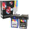 Prestige Cartridge™ Remanufactured HP 27 & 28 Ink Cartridges for HP  Deskjet 3320, 3325, 3420, 3535, 3538, 3550, 3645, 3650, 3740, 3744, 3745, 3840, 3845, 3848, 5150, 5160, 5650, 5652, 5850, Fax 1240, Officejet 4200, 4212, 4215, 4219, 6110, PSC 1100 - Prestige Cartridge