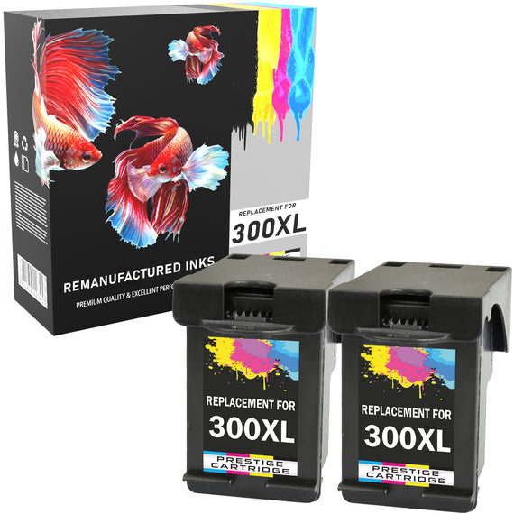 Prestige Cartridge™ Remanufactured HP 300XL Ink Cartridges for HP  Deskjet D1600, D1660, D1663, D2500, D2560, D2563, D2660, D5560, F2400, F2420, F2480, F2488, F2492, F4210, F4213, F4240, F4272, F4275, F4280, F4283, F4288, F4500, F4580, F4583 - Prestige Cartridge