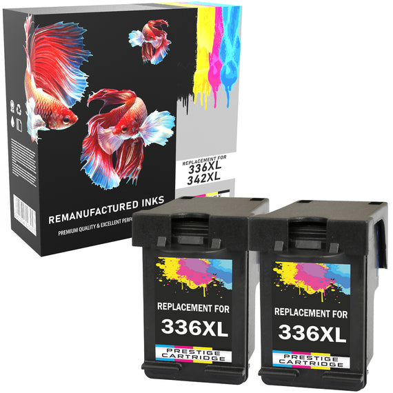 Prestige Cartridge™ Remanufactured HP 336 & 342 Ink Cartridges for HP  Deskjet 5420, 5420v, 5432, 5440, 5442, 5443, Officejet 6310, 6310xi, 6313, 6315, 6318, Photosmart 2570, 2573, 2575, 2575a, 2575v, 2575xi, 7850, 8049, 8050xi, C3100, C3110, C3125 - Prestige Cartridge