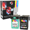 Prestige Cartridge™ Remanufactured HP 337 & 343 Ink Cartridges for HP  Photosmart 2570, 2573, 2575, C4100, C4140, C4150, C4160, C4180, C4183, C4188, C4190, D5100, D5145, D5155, D5160, D5163, D5168, 8049, 8050, 8750, Officejet, H470, H470b, H470wbt - Prestige Cartridge