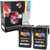 Prestige Cartridge™ Remanufactured HP 337 & 343 Ink Cartridges for HP  Photosmart 2570, 2573, 2575, C4100, C4140, C4150, C4160, C4180, C4183, C4188, C4190, D5100, D5145, D5155, D5160, D5163, D5168, 8049, 8050, 8750, Officejet, H470, H470b, H470wbt - Prestige Cartridge