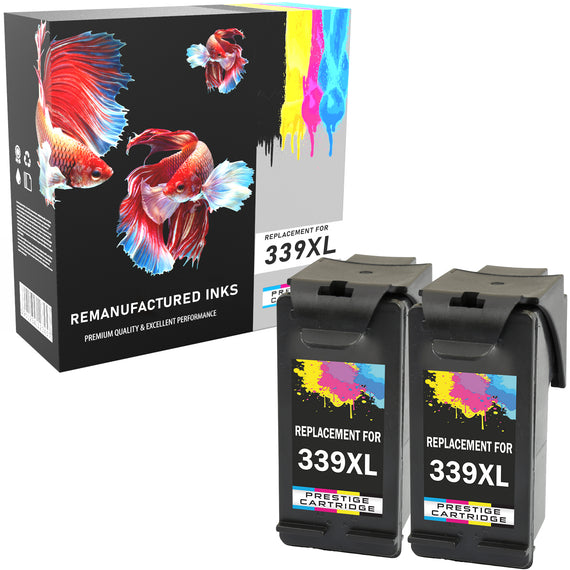 Prestige Cartridge™ Remanufactured HP339 & HP344 Ink Cartridges for HP  Deskjet 5740, 5745, 5940, 5950, 6520, 6540, 6540d, 6620, 6840, 6940, 6980, 9800, 9800d Officejet 7313, 7410, 7413, Pro K7100, Pro K7103, Pro K7108 Photosmart 2570, 2573, 2575 - Prestige Cartridge