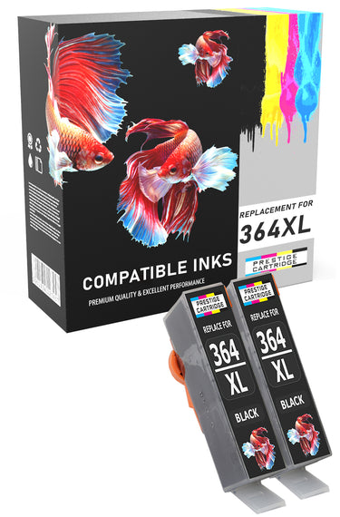 Prestige Cartridge™ Compatible HP364XL With Chip Ink Cartridges for HP  Deskjet 3070A, D5400, D5445, D5460, PhotoSmart All-In-One, B109a, B109c, B109d, B109f, B109n, B010, B210 Special Edition, Wireless B109q, e-All-In-One B110a, B110c, B110d , B110e - Prestige Cartridge