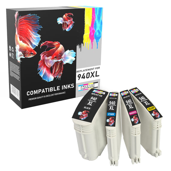 Prestige Cartridge™ Compatible HP940XL With Chip Ink Cartridges for HP  Officejet Pro 8000 Wireless, 8000AIO, 8000W, 8500, A809, A909a, A909g, A909n, 8500A e-All-in-One Plus, All-in-One 8500AIO, 8500W - Prestige Cartridge