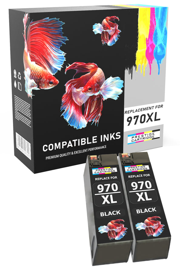 Prestige Cartridge™ Compatible HP970XL & HP971XL With Chip Ink Cartridges for HP Officejet Pro X451dn, X451dw, X476dn MFP, X476dw MFP, X551dw, X576dw MFP - Prestige Cartridge