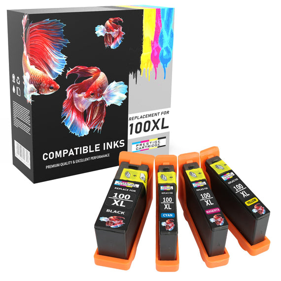 Prestige Cartridge™ Compatible 100XL Ink Cartridges for Lexmark  Impact S300, S301, S302, S305, S308, Interact S601, S602, S605, S606, S608, Interpret S402, S405, S408, S409, Intuition S502, S505, S508, Genesis S815, S816, Prospect Pro202, Pro205 - Prestige Cartridge