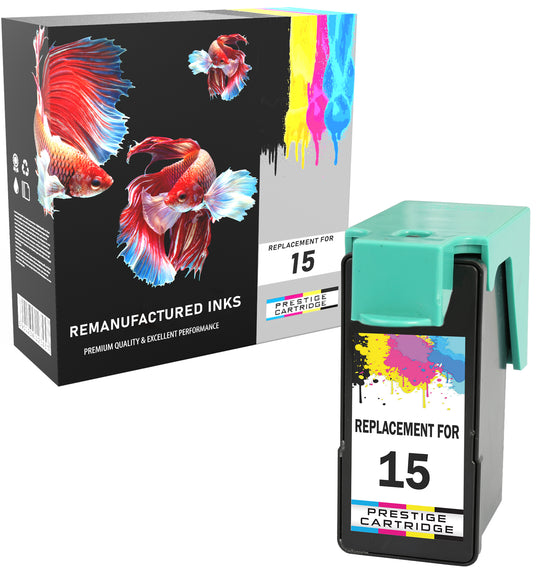 Prestige Cartridge™ Remanufactured Lexmark No.14 & No.15 Ink Cartridges for Lexmark  Z2300, Z2310, Z2320, X2600, X2630, X2650 - Prestige Cartridge