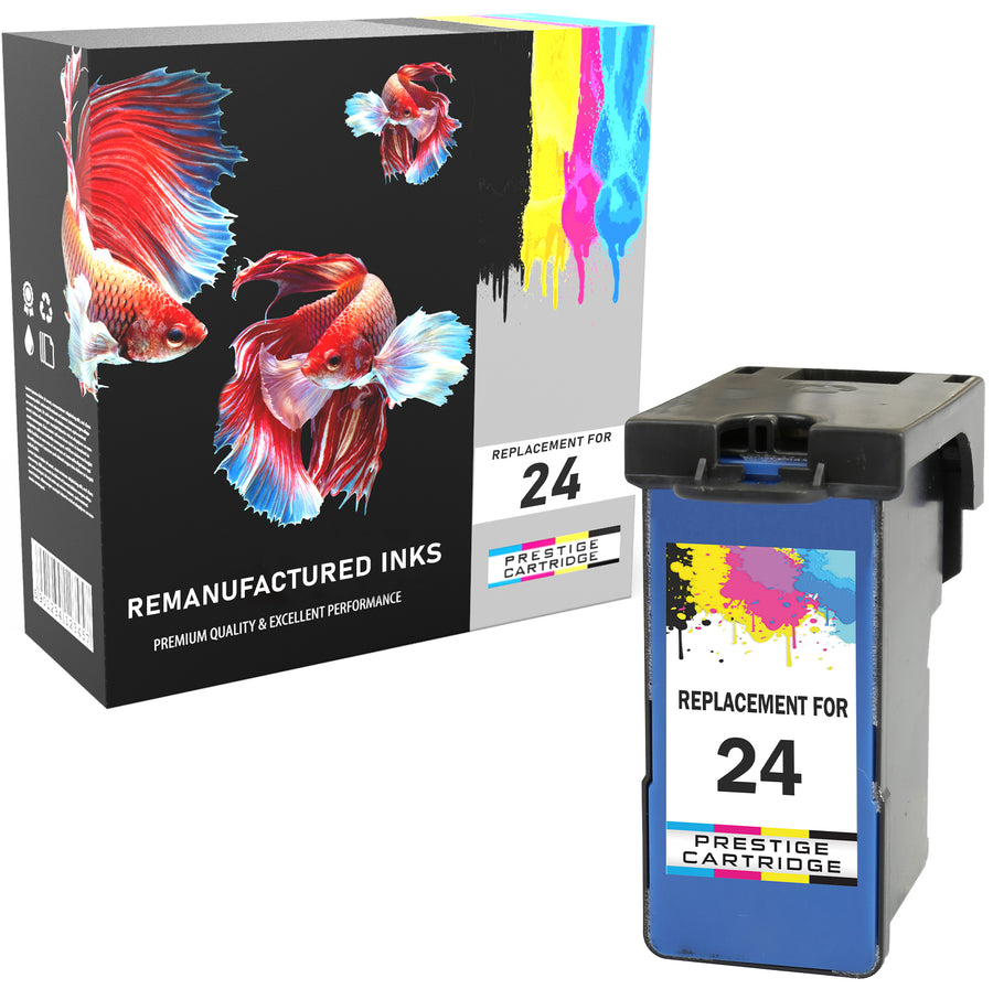 Prestige Cartridge™ Remanufactured No. 23 & No. 24 Ink Cartridges for Lexmark  X3500, X3530, X3550, X4500, X4530, X4550, Z1410, Z1420, Z1450, Z4100 - Prestige Cartridge