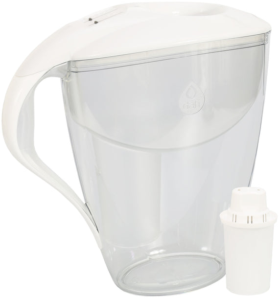 Water Filter Jug Dafi Astra Classic 3.0L with Free Filter Cartridge - White - Prestige Cartridge