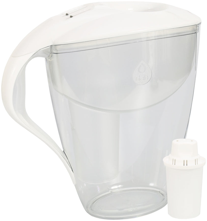 Water Filter Jug Dafi Astra Classic 3.0L with Free Filter Cartridge - White - Prestige Cartridge
