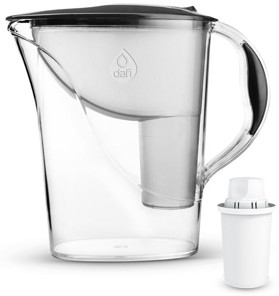 Water Filter Jug Dafi Atria Classic 2.4L with Free Filter Cartridge - Graphite - Prestige Cartridge