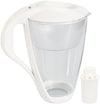 Water Filter Glass Jug Dafi Crystal Classic 2.0L with Free Filter Cartridge - White - Prestige Cartridge