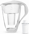 Water Filter Glass Jug Dafi Crystal Classic 2.0L with Free Filter Cartridge - White - Prestige Cartridge