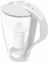 Water Filter Glass Jug Dafi Crystal Classic 2.0L with Free Filter Cartridge - White - Prestige Cartridge