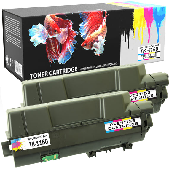 Prestige Cartridge™ Compatible TK-1160 Laser Toner Cartridges for Kyocera Ecosys P2040dn, P2040dw - Prestige Cartridge