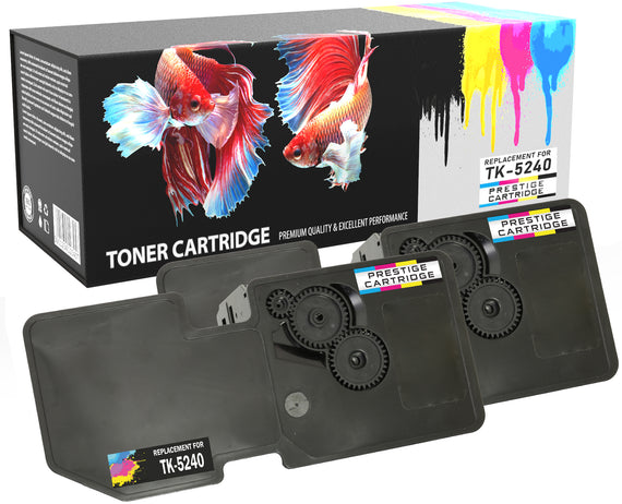Prestige Cartridge™ Compatible TK-5240 TK5240 Laser Toner Cartridges for Kyocera Ecosys M5526cdn M5526cdw P5026cdn P5026cdw - Prestige Cartridge