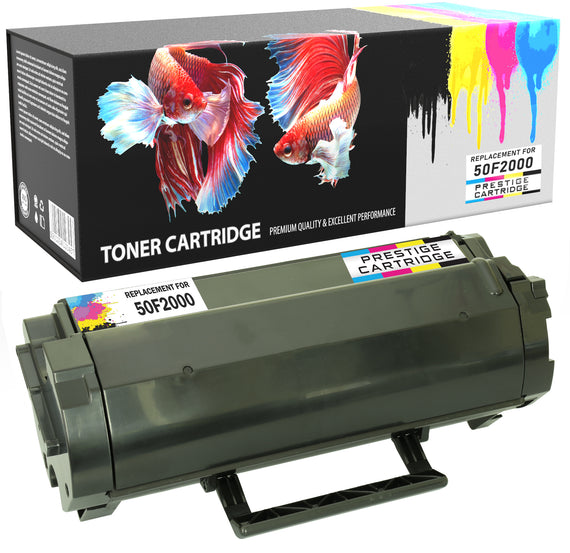 Prestige Cartridge™ Compatible 502/50F2000 Laser Toner Cartridges for Lexmark MS310d, MS310dn, MS312dn - Prestige Cartridge