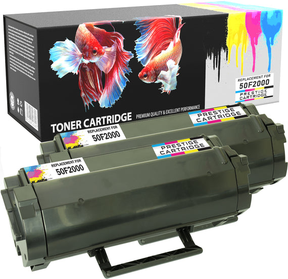 Prestige Cartridge™ Compatible 502/50F2000 Laser Toner Cartridges for Lexmark MS310d, MS310dn, MS312dn - Prestige Cartridge
