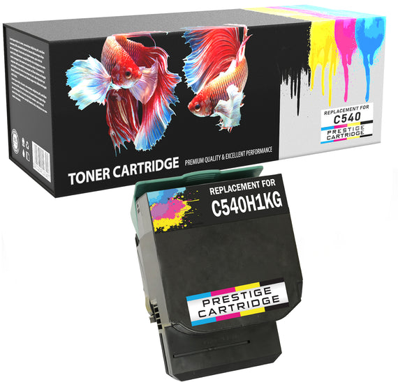 Prestige Cartridge™ Compatible C540 Laser Toner Cartridges for Lexmark C540n, C543dn, C544dn, C544dtn, C544dw, C544n, C546dtn, X543dn, X544dn, X544dtn, X544dw, X544n, X546dtn - Prestige Cartridge