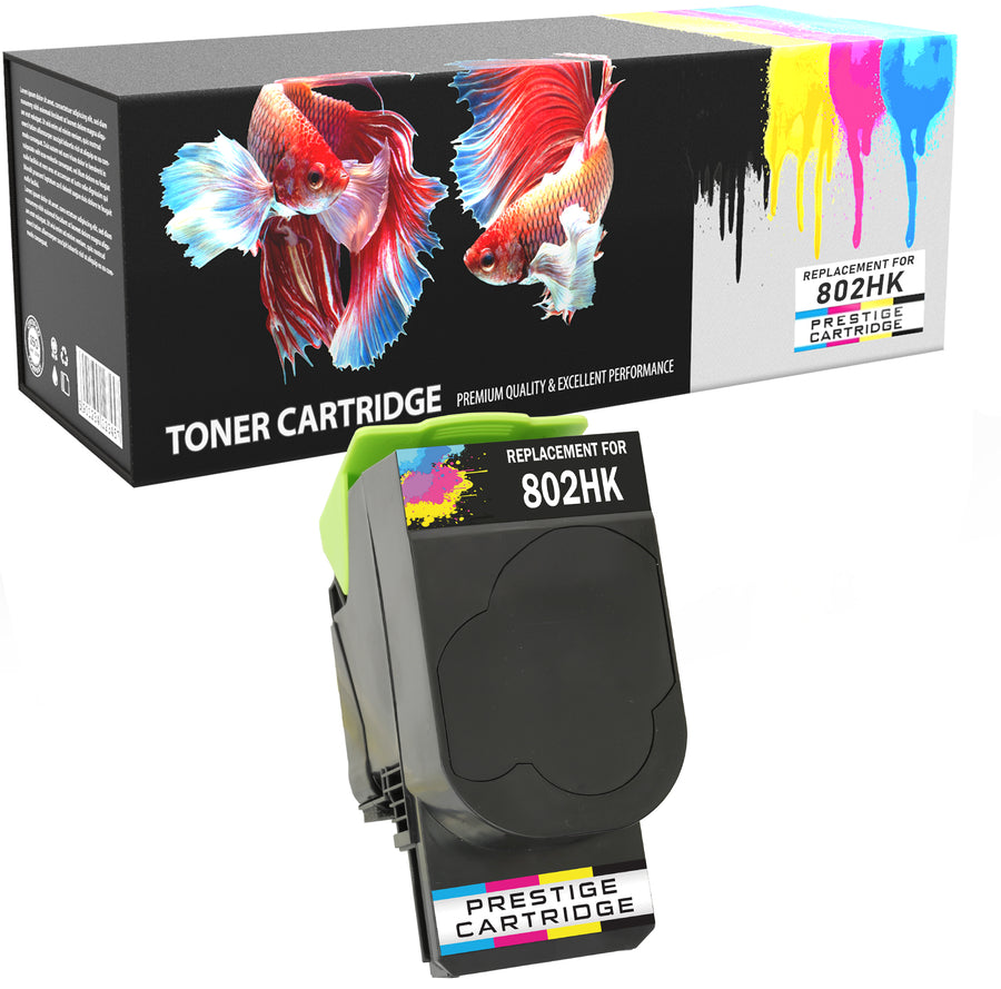 Prestige Cartridge™ Compatible 802H Laser Toner Cartridges for Lexmark CX410de, CX410dte, CX410e, CX510de, CX510dew, CX510dhe, CX510dthe - Prestige Cartridge