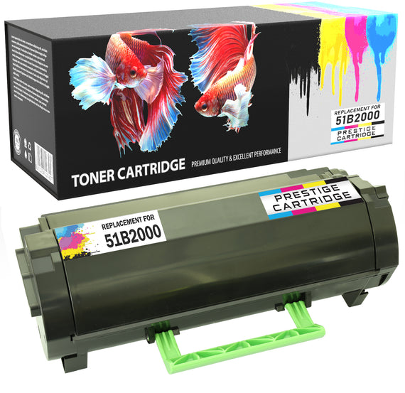 Prestige Cartridge™ Compatible 51B2000 51B00A0 Laser Toner Cartridges for Lexmark MS317dn, MS417dn, MS517dn, MS617dn, MX317dn, MX417de, MX517de, MX617de - Prestige Cartridge