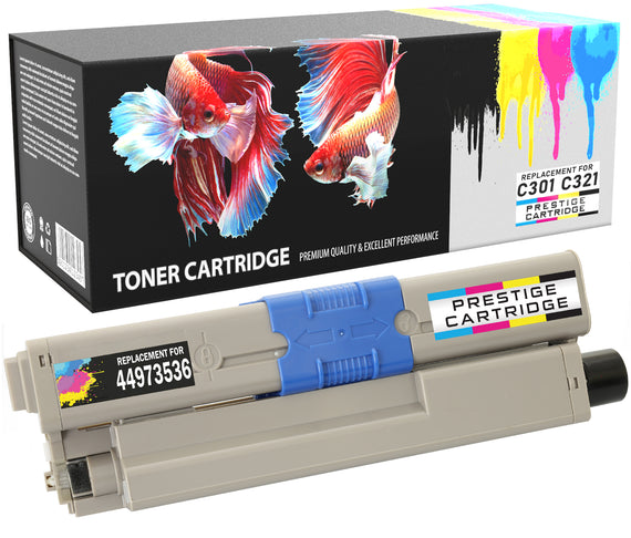 Prestige Cartridge™ Compatible Laser Toner Cartridges for OKI C301, C301dn, C321, C321dn, MC332dn, MC342dn, MC342dnw, MC342w - Prestige Cartridge