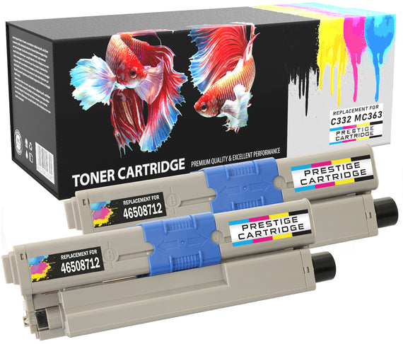 Prestige Cartridge™ Compatible Laser Toner Cartridges for OKI C332dn MC363dn C332dnw MC363dnw - Prestige Cartridge