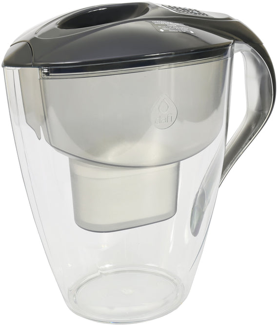 Water Filter Jug Dafi Omega Unimax 4.0L with Free Filter Cartridge - Graphite - Prestige Cartridge